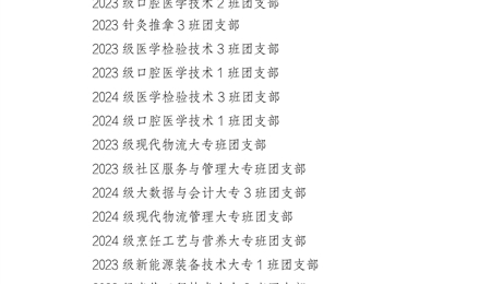 關(guān)于武威職業(yè)學(xué)院 2024年度優(yōu)秀共青團(tuán)員、優(yōu)秀學(xué)生團(tuán)干部、優(yōu)秀共青團(tuán)干部、五四紅旗團(tuán)委(團(tuán)支部)擬通報(bào)表?yè)P(yáng)對(duì)象的公示