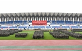 武威職業(yè)技術(shù)大學(xué)隆重舉行2025級(jí)新生開學(xué)典禮暨軍訓(xùn)總結(jié)大會(huì)