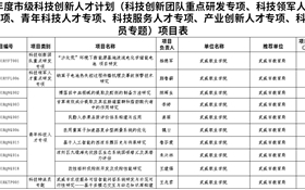 喜報！學(xué)校10個項目獲批2025年度市級科技創(chuàng)新人才計劃項目立項
